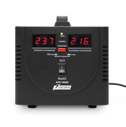 Фото №1 Стабилизатор POWERMAN AVS 1000D BLACK