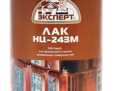 фото Лак ЭКСПЕРТ Лак для отделки мебели ЭКСПЕРТ НЦ-243 0,7 кг матовый