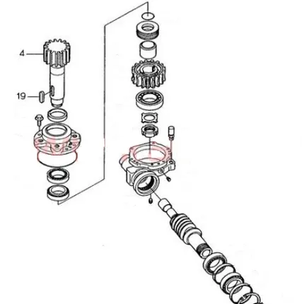 Фото №0 Вал шестеня Kanglim 1256