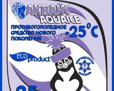 фото Антигололедный реагент Аквайс -25°С, мешок 25кг