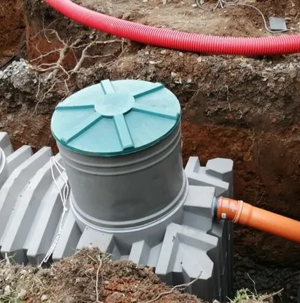 Фото №0 Монтаж станции биологической очистки