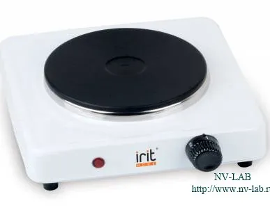 фото Электрическая плита IRIT IR-8004 (1-конф. С терморег., закр.спир.,1,0кВ)