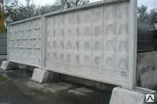 фото Плита заборная 3ПБ 40.20-1под столбы