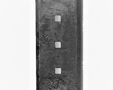 фото Нож средний Т11.01 011501-93-23 (5 отверстий прямой) на технику Четра (Промтрактор)