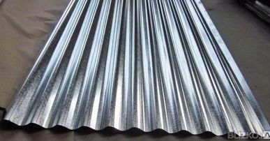 фото Лист оцинкованный гофрированный 1,14х2,5
