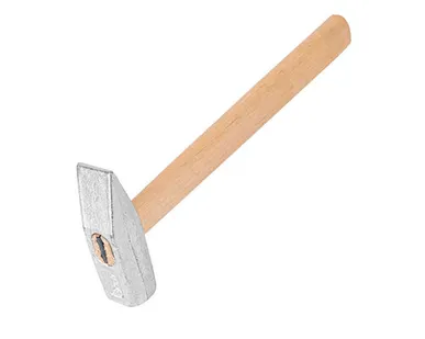 фото Молоток слесарный, 800 гр., квадратный боек, деревянная рукоятка, Россия, 1 шт