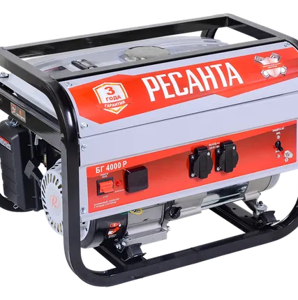 Фото №0 Электрогенератор Ресанта БГ 4000 Р