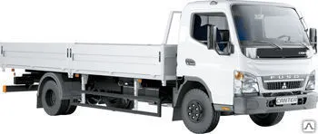 фото Аренда бортовой MMC Fuso с кму борт 5тн стрела 3 тн