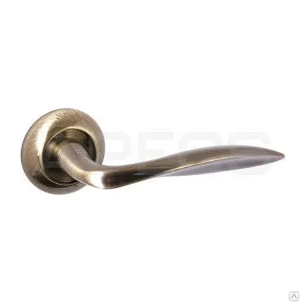 Фото №0 Ручки дверные MEGAPOLIS PARIS H-0879-A-AB, бронза