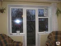 Фото №0 Балконный блок ВЕКА, окно с форточкой