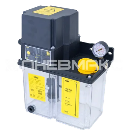 Фото №0 81.G3.CE.230_(CME-G3-CE) - Станция смазки полужидкой смазкой (NLGI 000 и 00), бак 3л, 0,1л/мин, 30бар, без встроенного таймера, 230V AC, реле давления, кнопка принуд. смазки, реле нижнего уровня, манометр