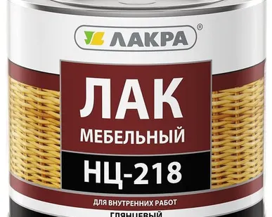 фото Лак ЛАКРА Лак для отделки мебели ЛАКРА НЦ-218 1,7 кг глянцевый