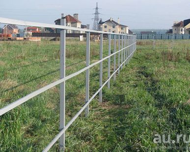 фото Каркас для забора из "профлиста"
