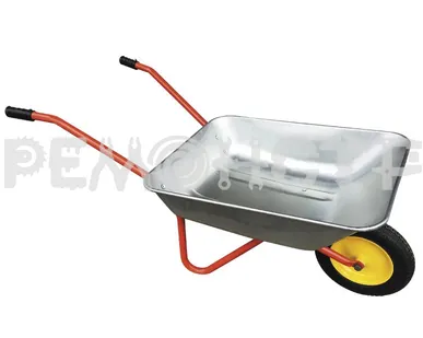 фото Тачка садовая одноколесная грузоподъемность 80кг объем 65л (1) П