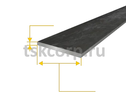 Фото №0 Полоса 4,0*40,0 мм (6.05м) ГОСТ103-76/Ст3пс