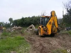 Фото №0 Уборка территории под строительство