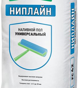 фото НАЛИВНОЙ ПОЛ ВЫСОКОПРОЧНЫЙ, НИПЛАЙН FC42, ОСНОВИТ, 25 кг