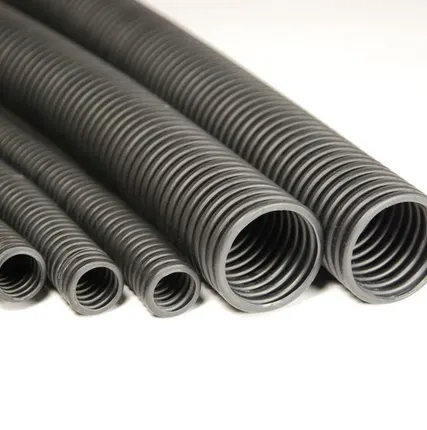 Фото №0 Труба гофрированная ПНД d=40 мм  с протяжкой черная ИЭК