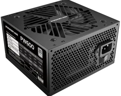 фото Блок питания 600W Powercase PW600 ATX 2.31 80+ Standart, APFC, DC-DC, 120mm FAN / PS-600W-DC