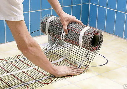 Фото №0 Монтаж теплого пола маты