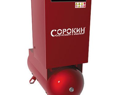 фото Винтовой компрессор с ременным приводом 10атм, 11кВт, 380В, 1400л/мин, 500л