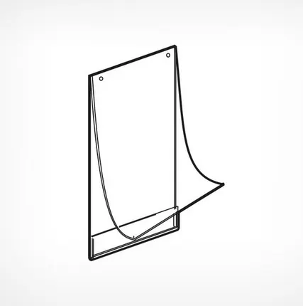 Фото №0 Карман подвесной c открыванием в верхней части PH A3 с отверстиями