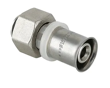 фото Соединитель коллекторный пресс для м/пл трубы Ф16*1/2 Valtec (10/260)