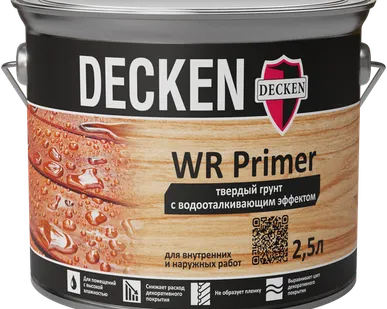 фото Твердый грунт с водоотталкивающим эффектом Decken WR Primer 2,5л