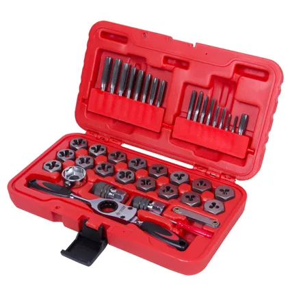 Фото №3 Набор метчиков и плашек SK-5 1/8 quot;-1/2 quot;, кейс, 40 предметов МАСТАК 351-10040C