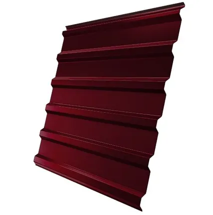 Фото №0 Профнастил С20R Grand Line 0,5 Quarzit RAL 3005 красное вино