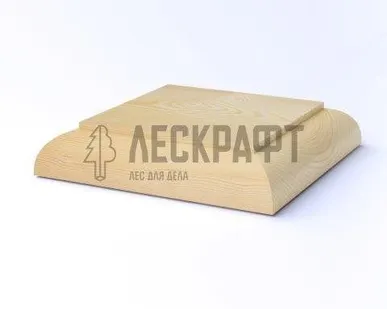 фото Крышка для столба * 120 * 120 мм сорт Экстра, сращ сосна Арелан