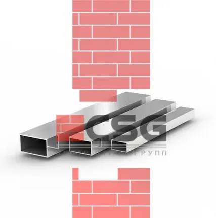 Фото №0 трубы нерж. электросварные ЭСВ прямоугольные 120x60x3 шлиф