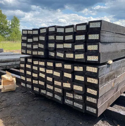 Фото №4 Жд шпалы новые, пропитанные, сосна