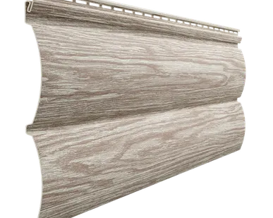 фото Сайдинг Docke Блок-Хаус D4.7T Орех Деке LUX под дерево