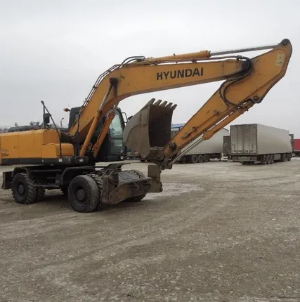 Фото №0 Заказ, аренда ЭКСКАВАТОРА HYUNDAI 200W 7A C ИСПОЛЬЗОВАНИЕМ КОВША