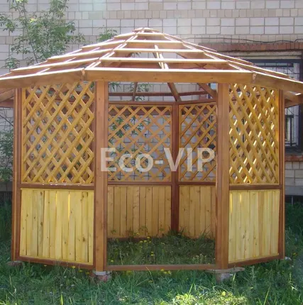 Фото №0 Беседка деревянная "Шатёр"