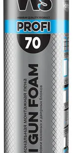фото Пена монтажная WS PROFI GUN FOAM 70, 850мл., зимняя