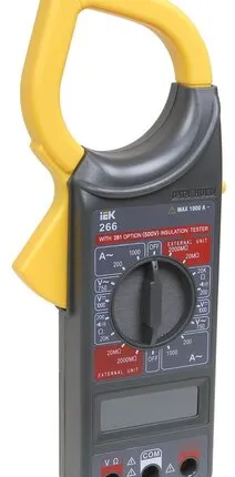 Фото №0 IEK Токовые клещи цифровые 266F Expert IEK