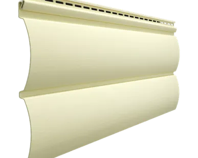 фото Сайдинг Docke Блок-Хаус D4.7T Банан Деке Premium виниловый