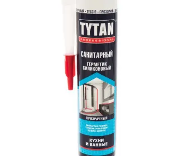фото Герметик силиконовый санитарный бесцветный Tytan Professional (280 мл)