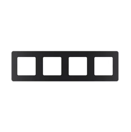 Фото №0 Inspiria Рамка 4-м антрацит Leg 673963 Inspiria