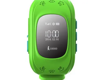 фото Детские часы Smart baby watch Q50 с GPS трекером зеленые