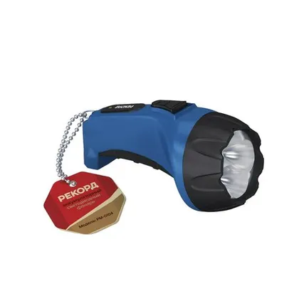Фото №0 Фонарь аккум. РЕКОРД PM-0104 4 LED Blue
