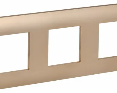 фото SKANDY Рамка 3-местная SK-F03Sa песочный IEK