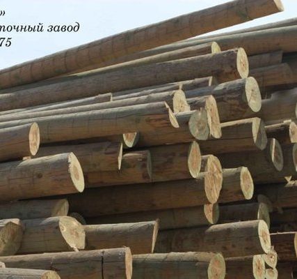 Фото №0 Опора деревянная 6,5м