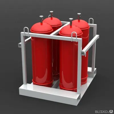 Фото №0 Паллета для баллонов (на 4 пропановых баллона)