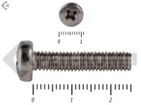 Фото №0 Винт полуцилиндрическая головка,НЕРЖАВЕЙКА DIN7985 А2 6х 25 (500шт)