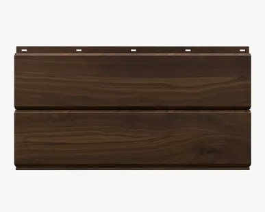 фото Сайдинг Потолочно-фасадная панель «Софит» покрытие 3D орех Россия, эконом, 0.4-0.45 мм