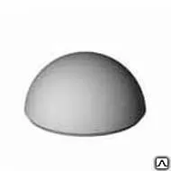 Фото №0 Полусфера бетонная, ограничитель проезда, размер 500х250 мм