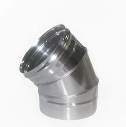 Фото №0 Колено D 115*45 нерж. 0,8мм